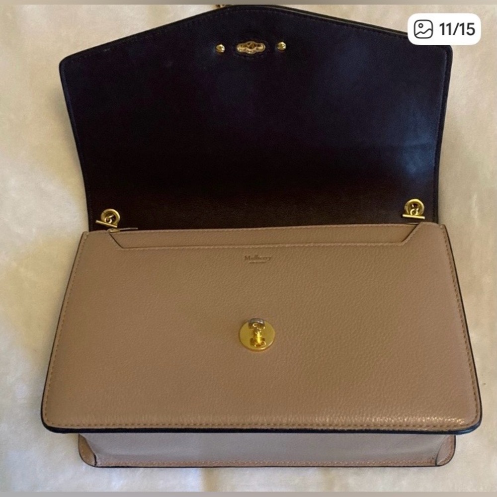 Mulberry MEDIUM Darley crossbody bag Rosewater/ nude - Picture 12 of 15